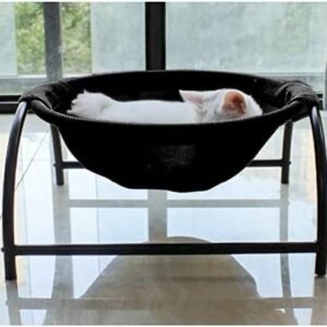 at Bed Dog Bed Pet Hammock Bed Cat Sleeping Cat Supplies Pet Supplies Whole Wash Stable, Detachable & Breathable Easy Assembly Indoors Outdoors, 16.9 in x 16.9 in x 9.5 in