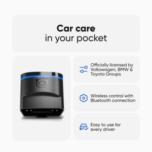 OBDeleven OBD2 Diagnostic Tool Scanner for Audi Seat Cupra Skoda Volkswagen BMW Mini Toyota (Android & iOS, Next Gen Device) (Pro Pack)