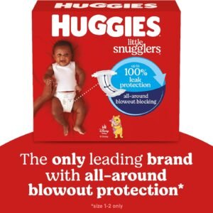 Huggies Size Newborn Diapers, Little Snugglers Baby Diapers, Size Newborn (up to 10 lbs), 31 Count, Packaging May Vary