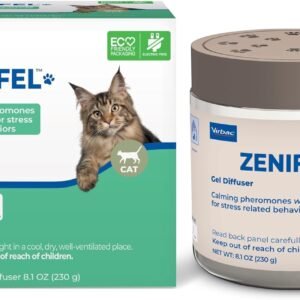 irbac ZENIFEL™ Gel Diffuser | Managing Stress-Related Behaviors in Kittens & Cats - No Electricity Needed - Lasts Up to 2 Months