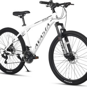 AVASTA AV300 26 27.5 inch Mountain Bike with 21-Speed, Aluminum Frame, Dual Disc Brake, Comfortable Saddle, Multiple Colors