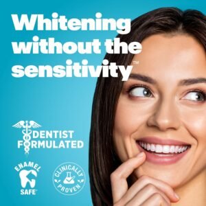Lumineux Teeth Whitening Strips - 21 Treatments (3 Months) - Peroxide Free - Enamel Safe for Whiter Teeth - Whitening Without The Sensitivity - Dentist Formulated - Sensitivity
