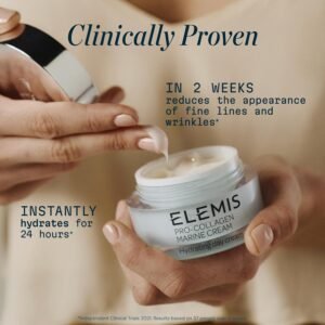 ELEMIS Pro-Collagen Marine Cream, Lightweight Anti-Wrinkle Daily Facial Moisturizer