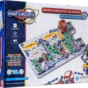 Snap Circuits Classic SC-300 Electronics Exploration Kit | Over 300 Projects | Full Color Manual Parts | STEM Educational Toy for Kids 8+ 2.3 x 13.6 x 19.3 inches
